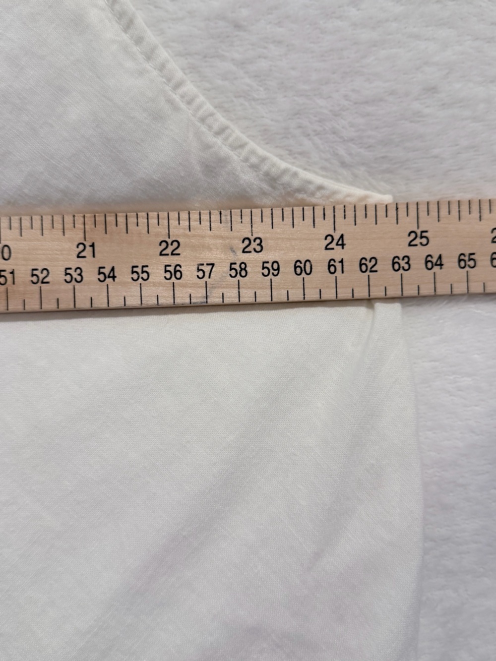 Peyton & Parker White Linen Blend Shift Dress Cover-up XXL Sleeveless Pockets - Picture 6 of 7